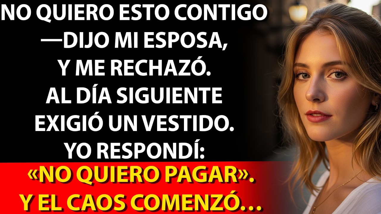 💔 «No quiero esto contigo», dijo ella.😌 Al día siguiente respondí: «Yo tampoco…»