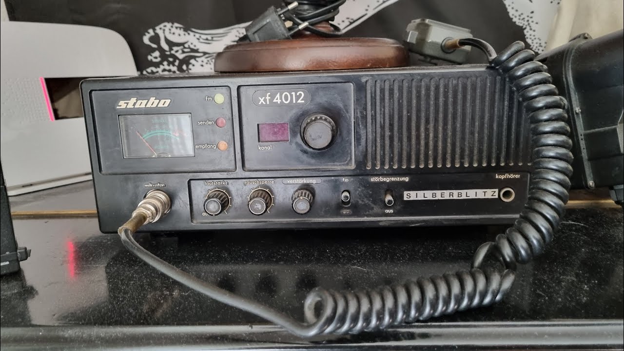 Vorstellung CB Funkgerät Heimstation Basisstation Stabo xf4012 und DNT Twin 40 .
