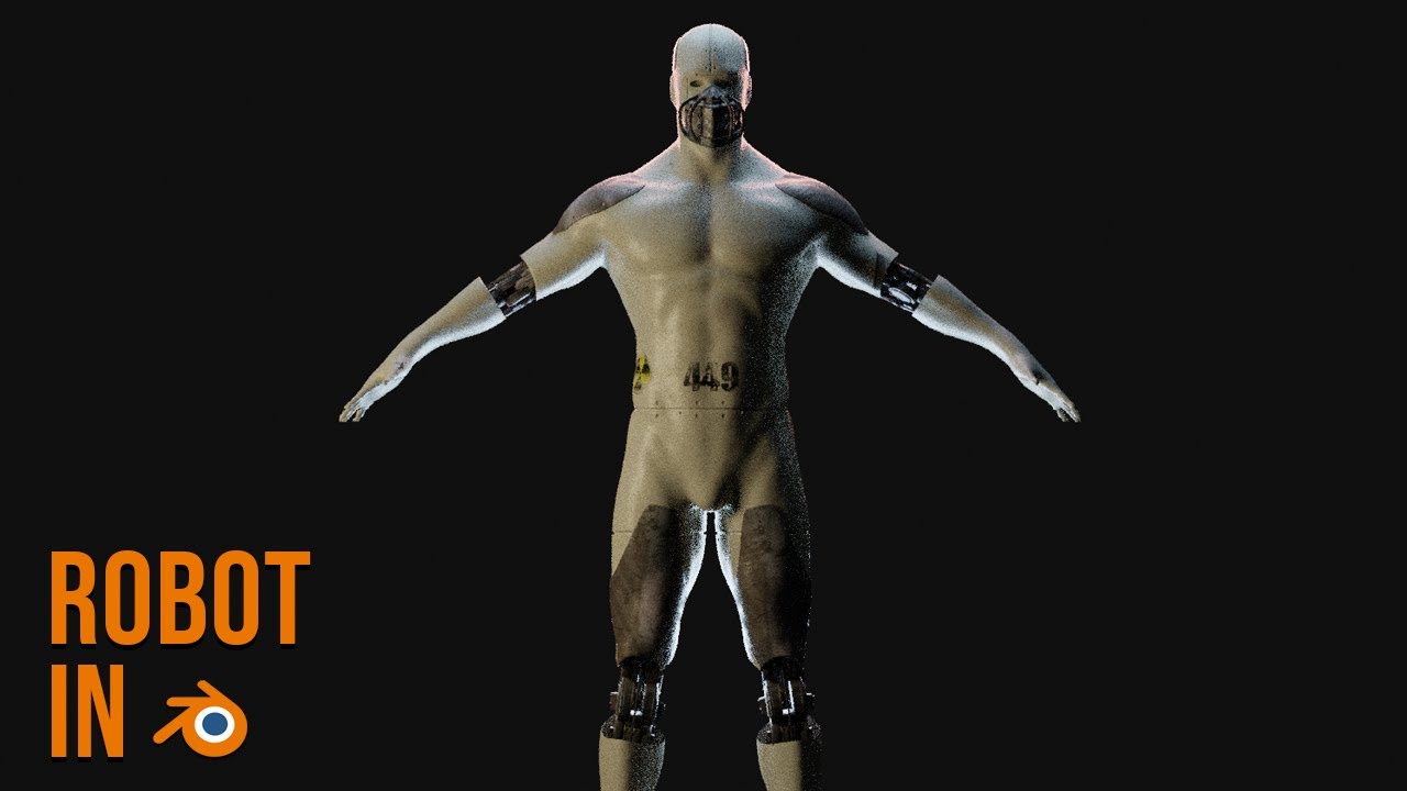 How to create humanoid Robot in Blender - short tutorial