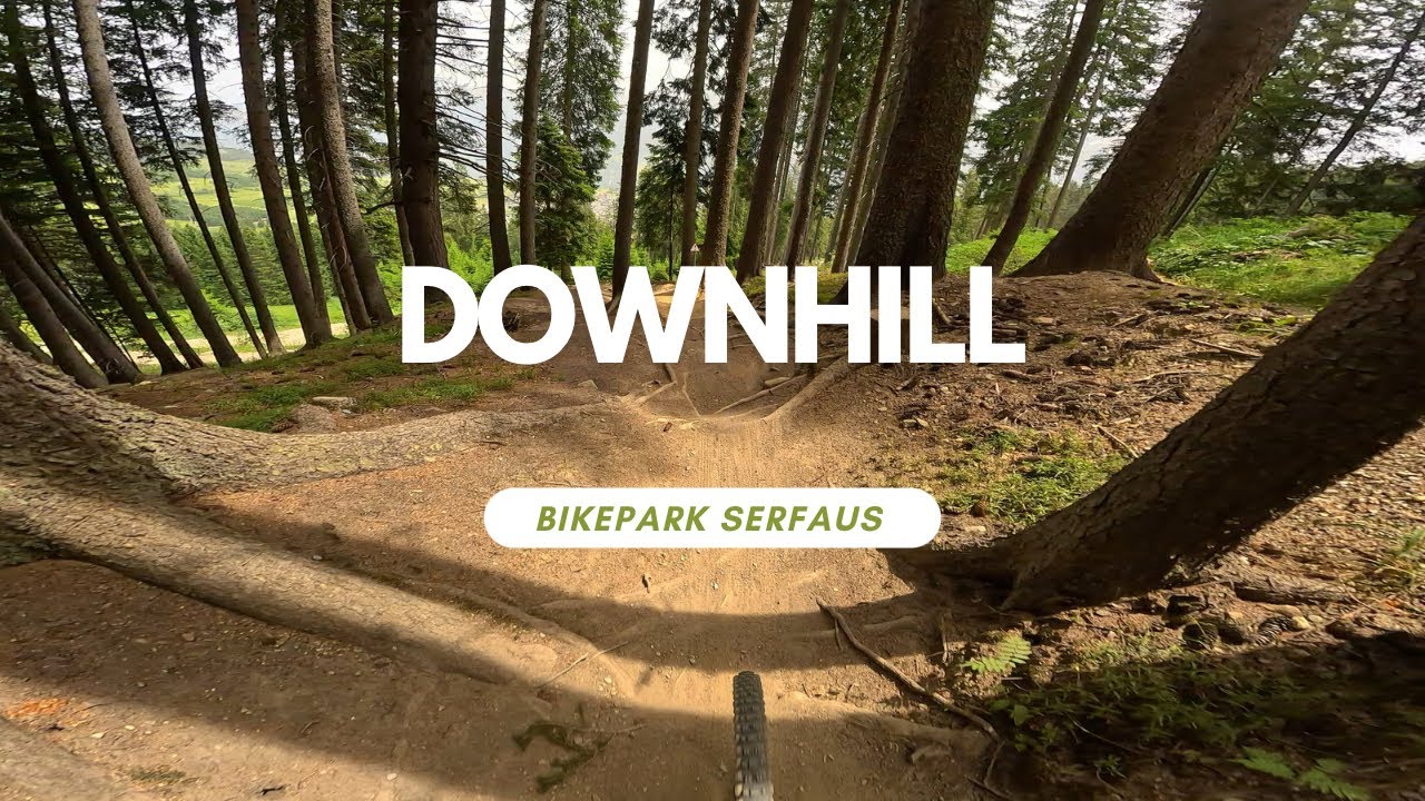 Downhill Line Bikepark Serfaus full run POV RAW