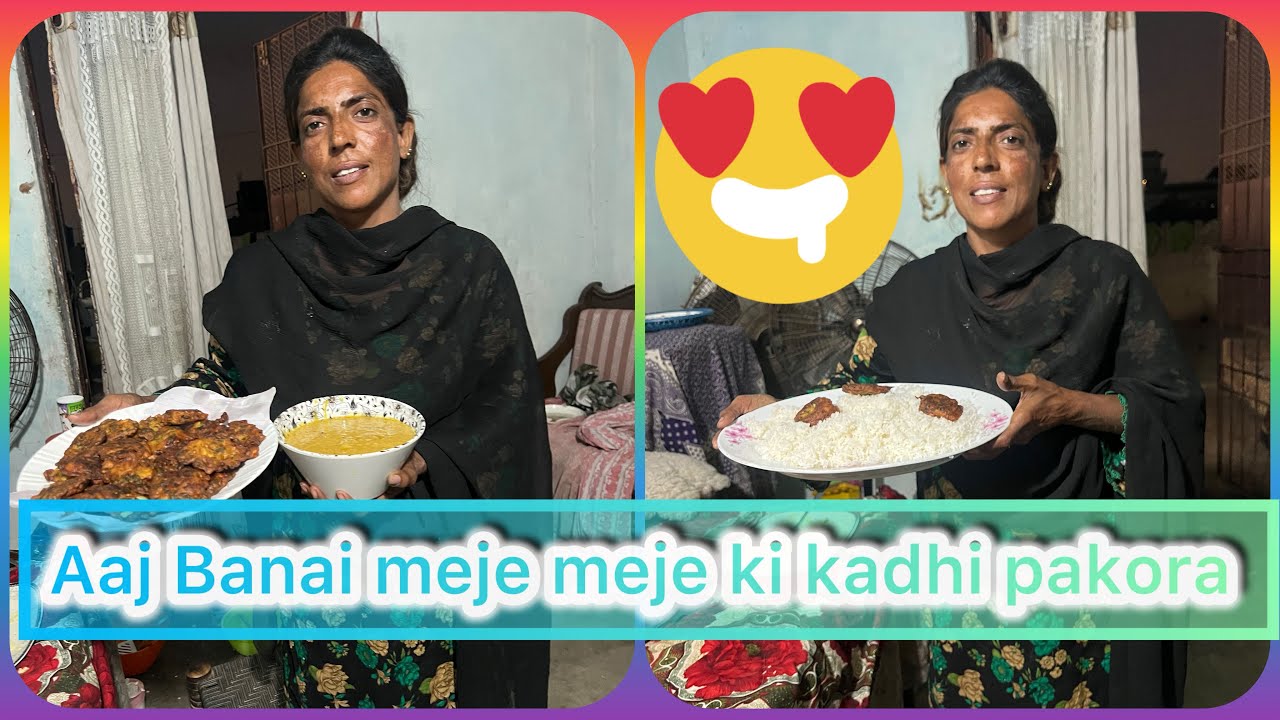 Aaj Banai meje meje ki recipe kadhi pakora ki /gopal sonia