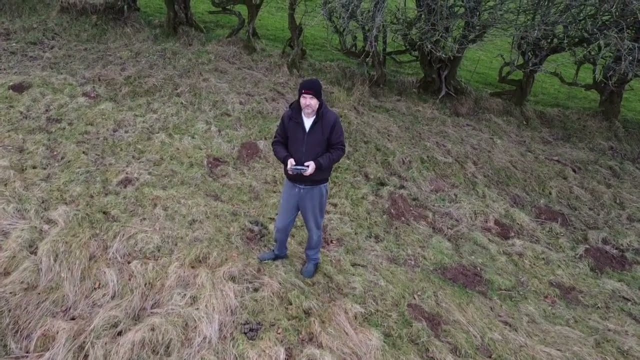 Aerial View of our Welsh Smallholding