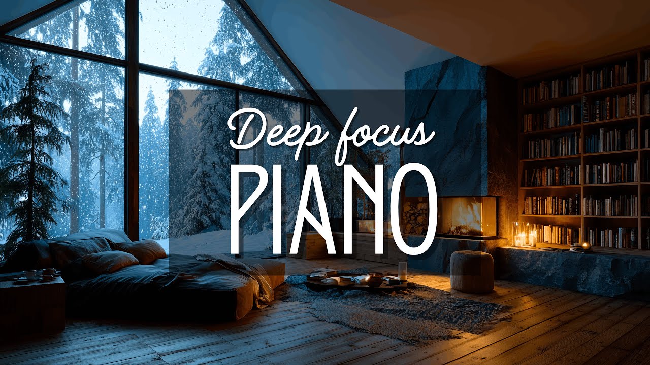 Deep Focus Piano – 3 Hours of Piano Music for Study & Work