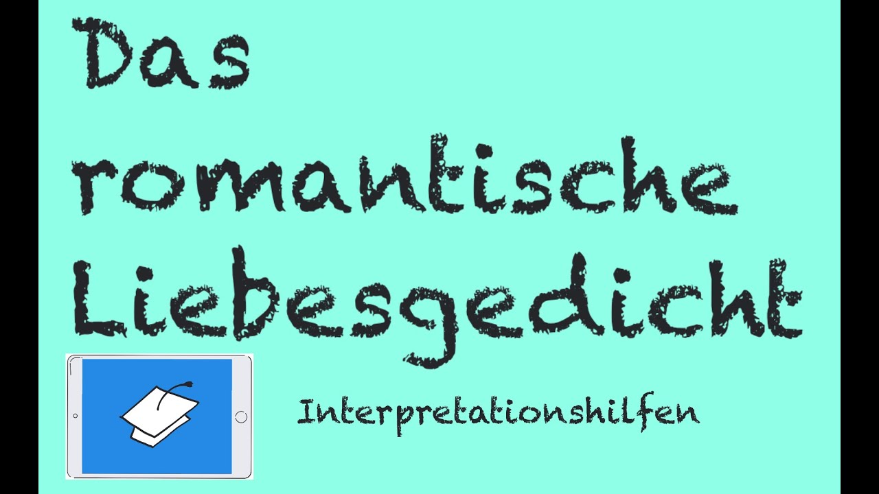 Wie interpretiere ich ein romantisches Gedicht? Das zerbrochene Ringlein, Eichendorff