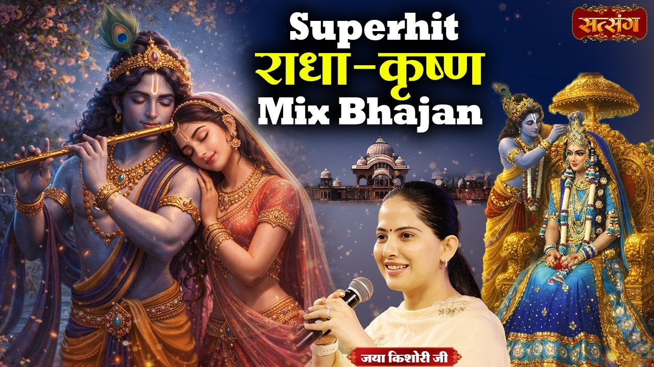 Superhit राधा - कृष्ण Mix Bhajan | Jaya Kishori Nonstop Bhajan | Jukebox 2026 | Satsang TV