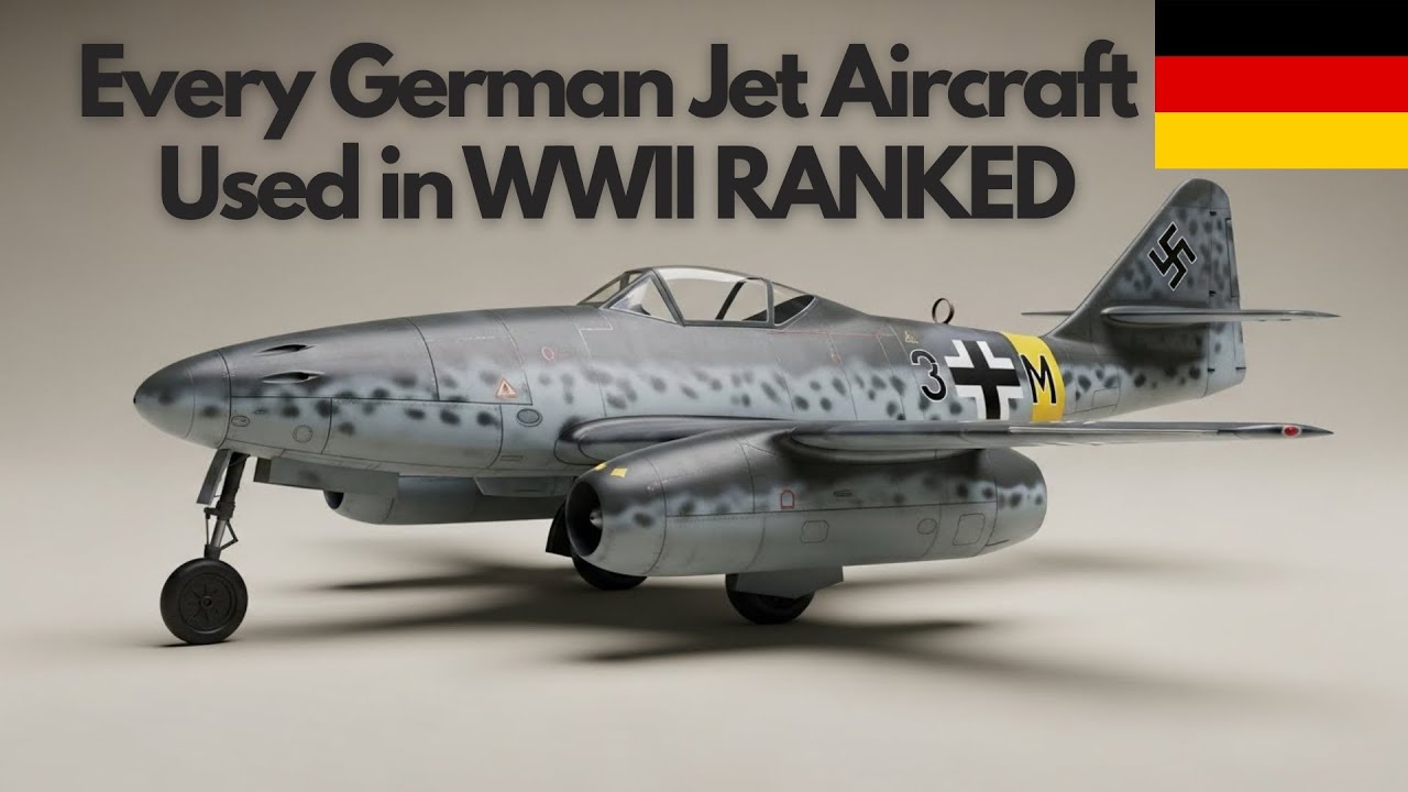 Every German Jet Aircraft Used in WWII RANKED