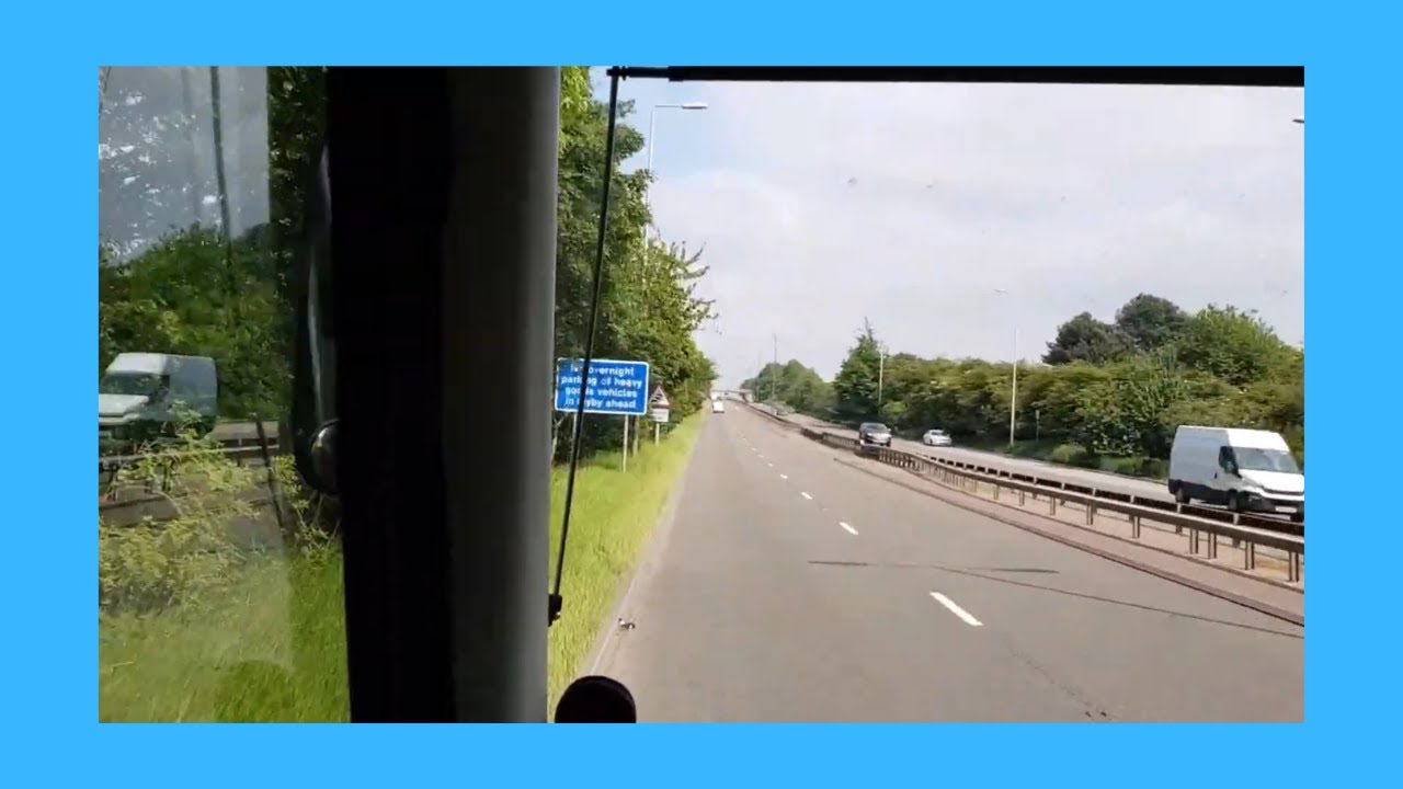 Trent Barton Red Arrow Full Route Visual- Derby to Nottingham