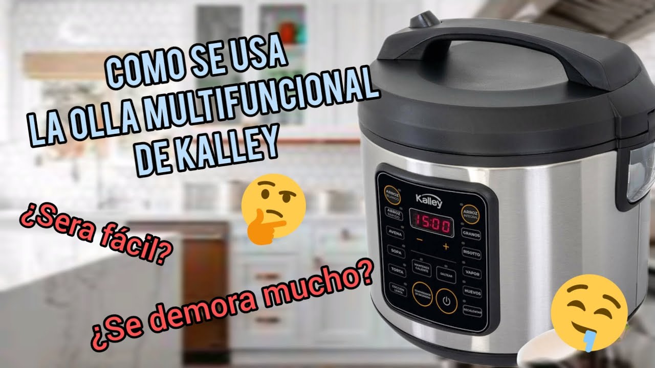 COMO SE USA LA OLLA MULTIFUNCIONAL DE KALLEY 🤔😱 Servirá? Será fácil? Tomara mucho tiempo?🤔 | Ghosts