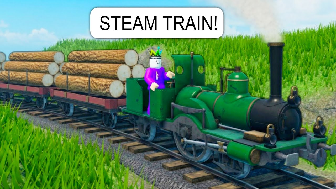 I Drive a Steam Train on Roblox BUT It's TOO Realistic