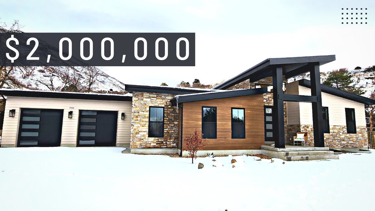 Touring a $2,000,000 Custom Luxury Home | Cottonwood Heights, UTAH