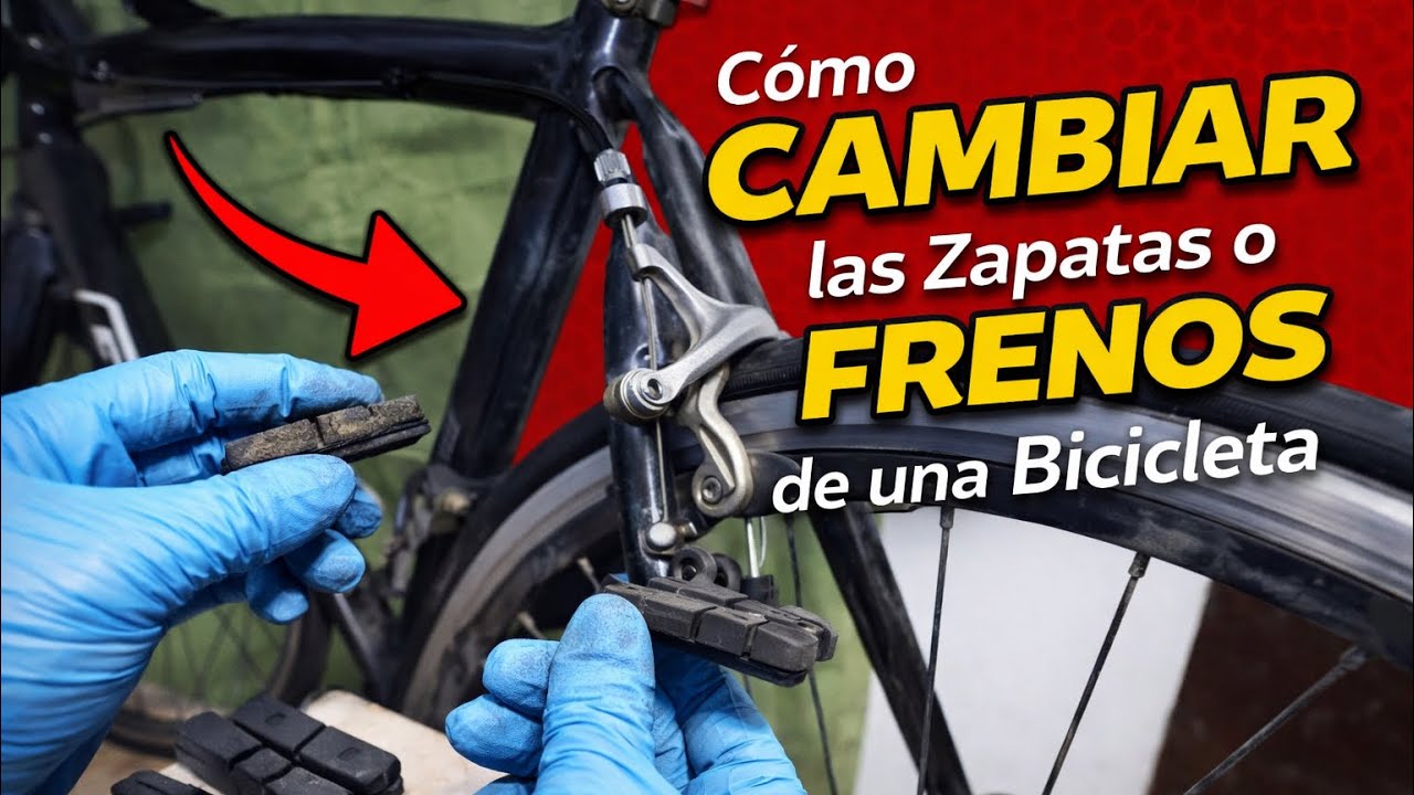Cómo Cambiar las zapatas o borradores de bicicleta