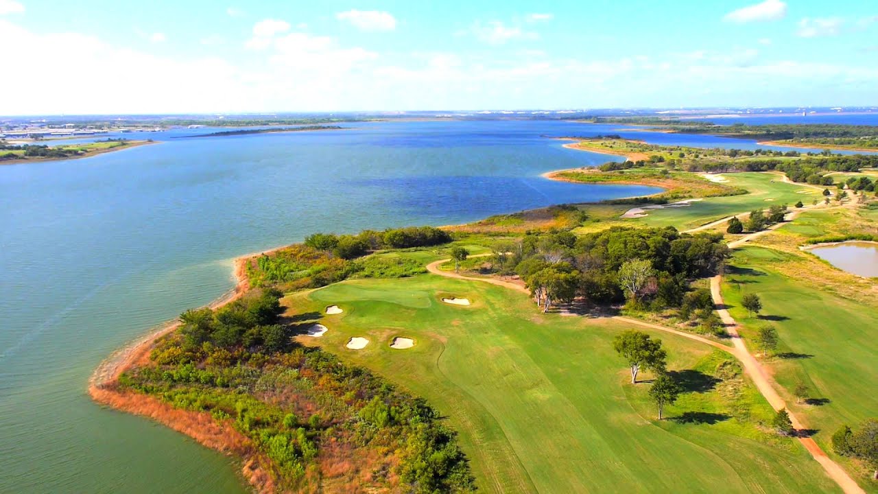 Aerial Golf Footage at The Old American Golf Club
