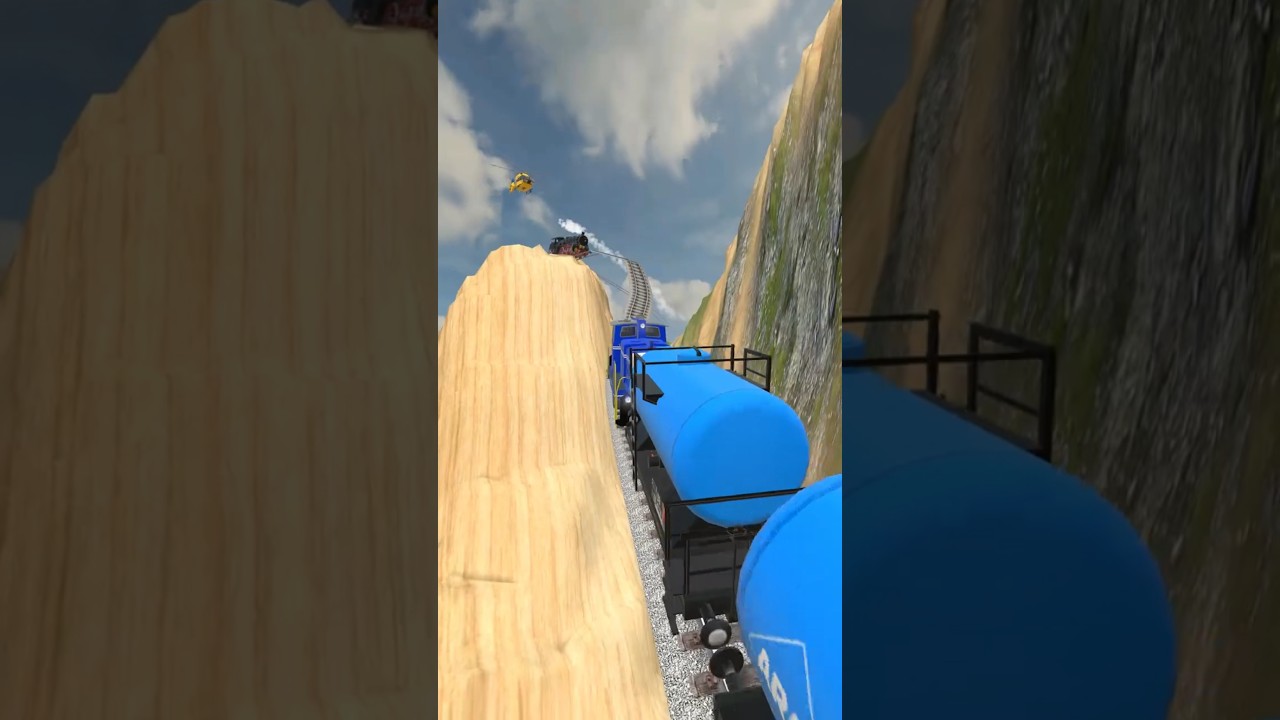 Extreme Train Climb! Tracks #trainadventure #trains #shorts #shortvideo  #automobile #games