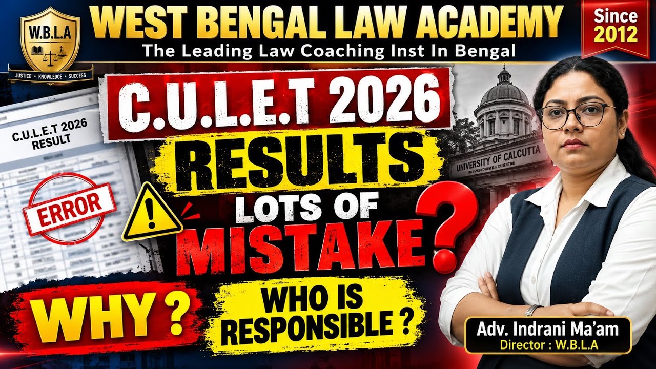 CULET 2026 RESULT DISASTER? 🚨 SHOCKING QUESTIONS ABOUT MARKS & RANK! | WBLA