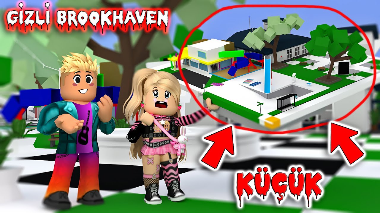 😱 BROOKHAVEN'IN ALTINDAKİ GİZLİ K&Uuml;&Ccedil;&Uuml;K BROOKHAVEN'A GİTTİK ! 👧🏼 | ROBLOX BROOKHAVEN RP ! 🏡