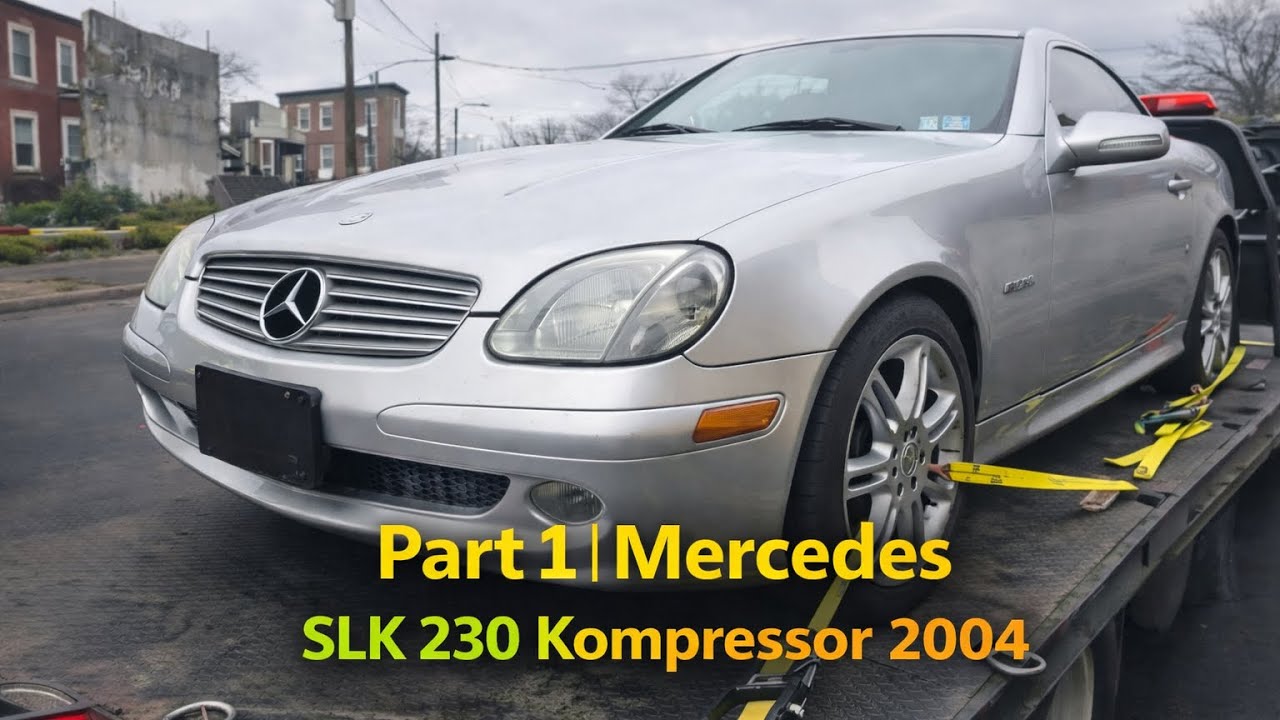 Part 1 | Mercedes SLK 230 Kompressor 2004 — Inspection, Condition Check & Engine Removal