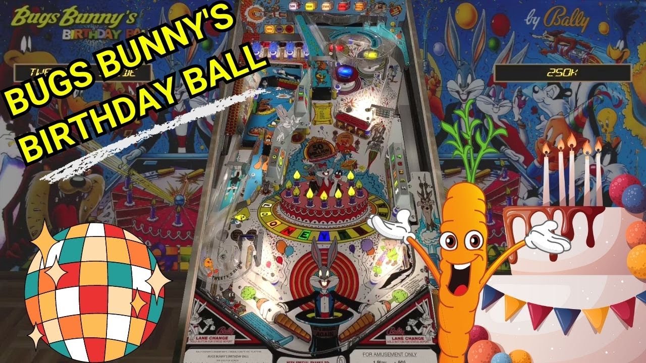 Bug's Bunny's Birthday Ball VPX (Bally, 1991) v2.3b (wrd1972)