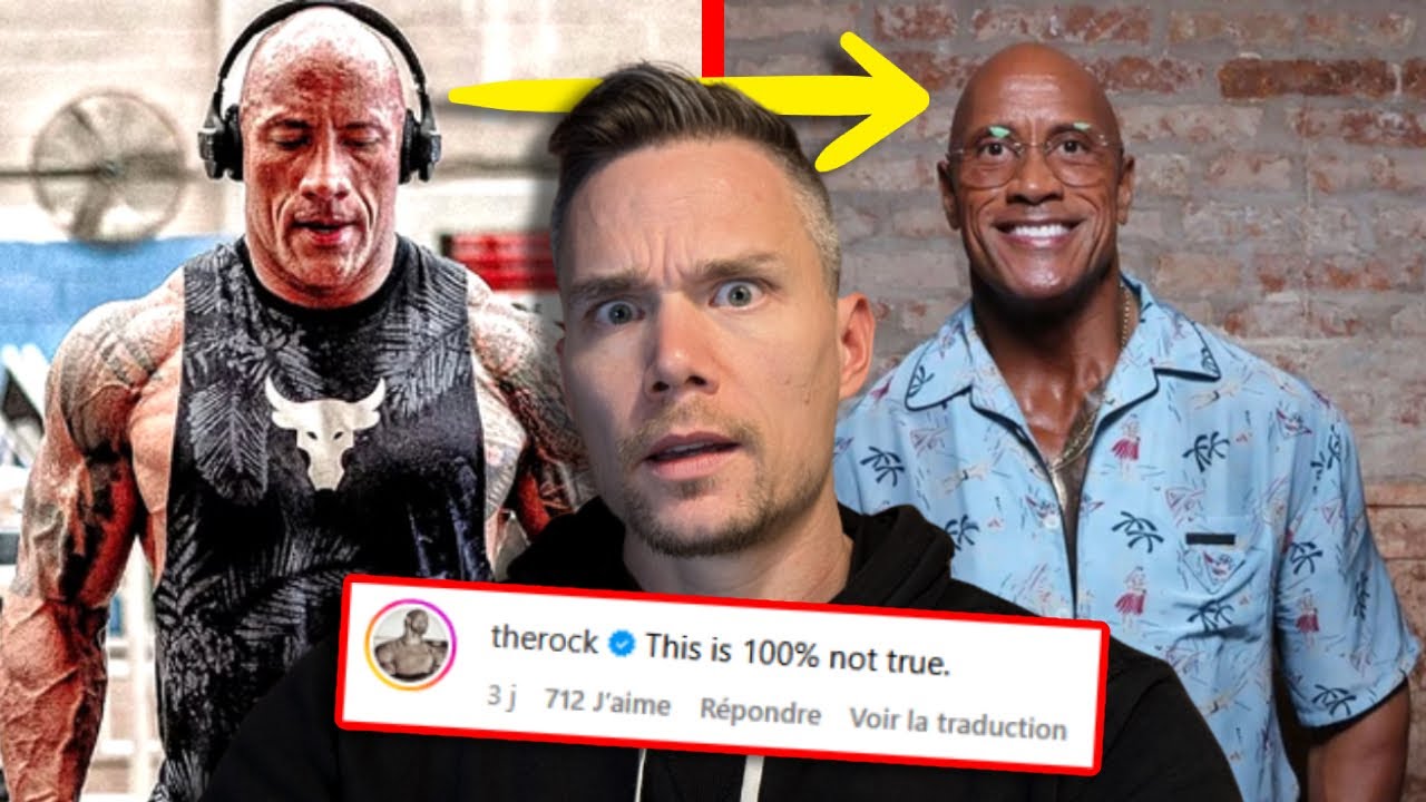 La Transformation de The Rock | Il Dément l'usage des Stéroïdes