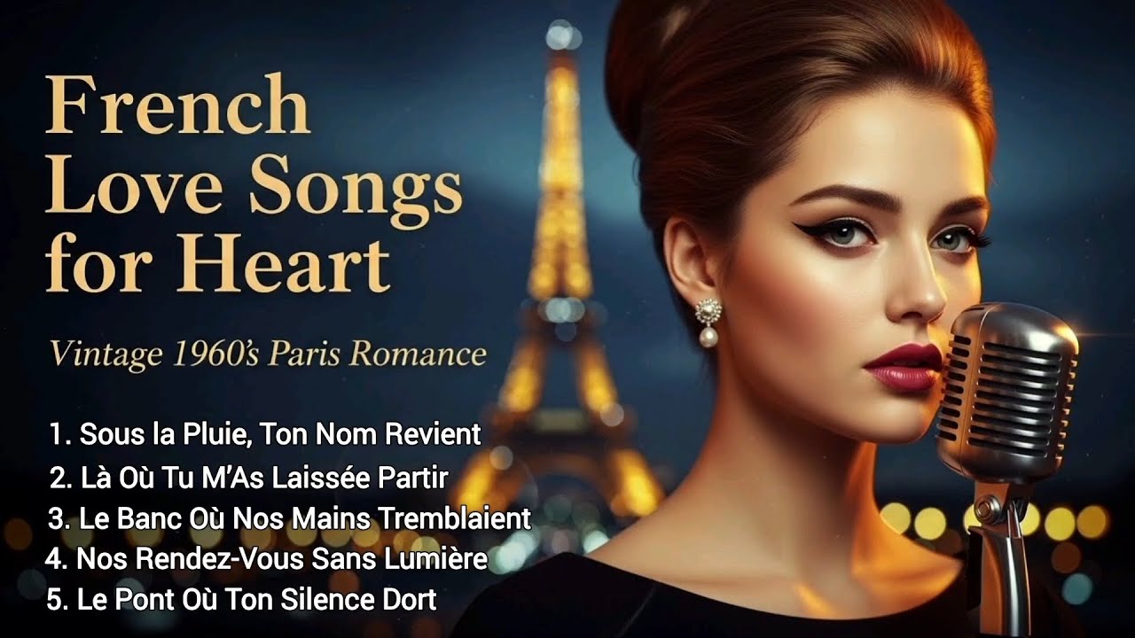 Heartbreaking French Love Songs 💔 Vintage 1960s Paris Romance Music