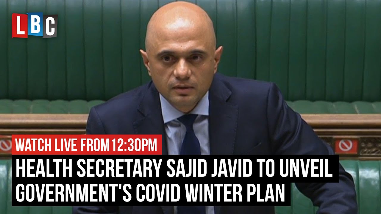 Health Secretary Sajid Javid to unveil Covid winter plan  | Watch LIVE