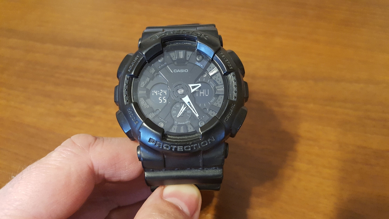 Casio G-Shock GA-120BB-1AER - recenzja, przegląd funkcji i por&oacute;wnanie [PL]