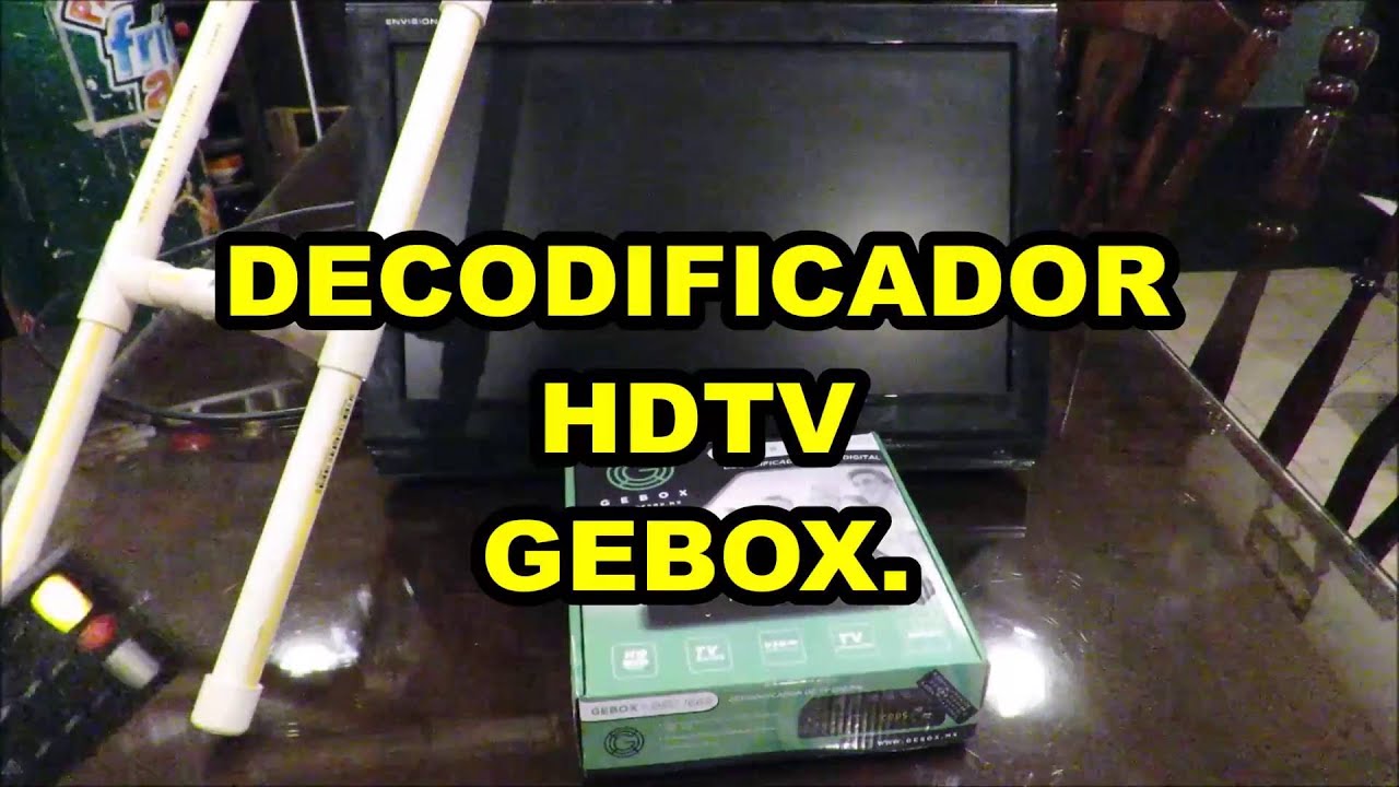COMO INSTALAR UN DECODIFICADOR HDTV, TELEVISION GRATIS. IMAGEN A 1080p