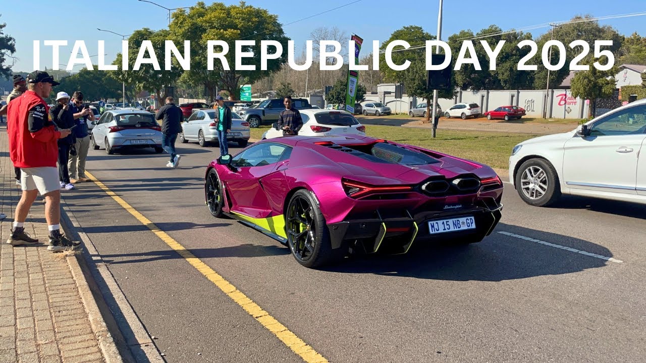 Most Incredible Italian Supercar Event You'll Ever See | 2x Revuelto, 2x Huracan Sterrato, Diablo SV