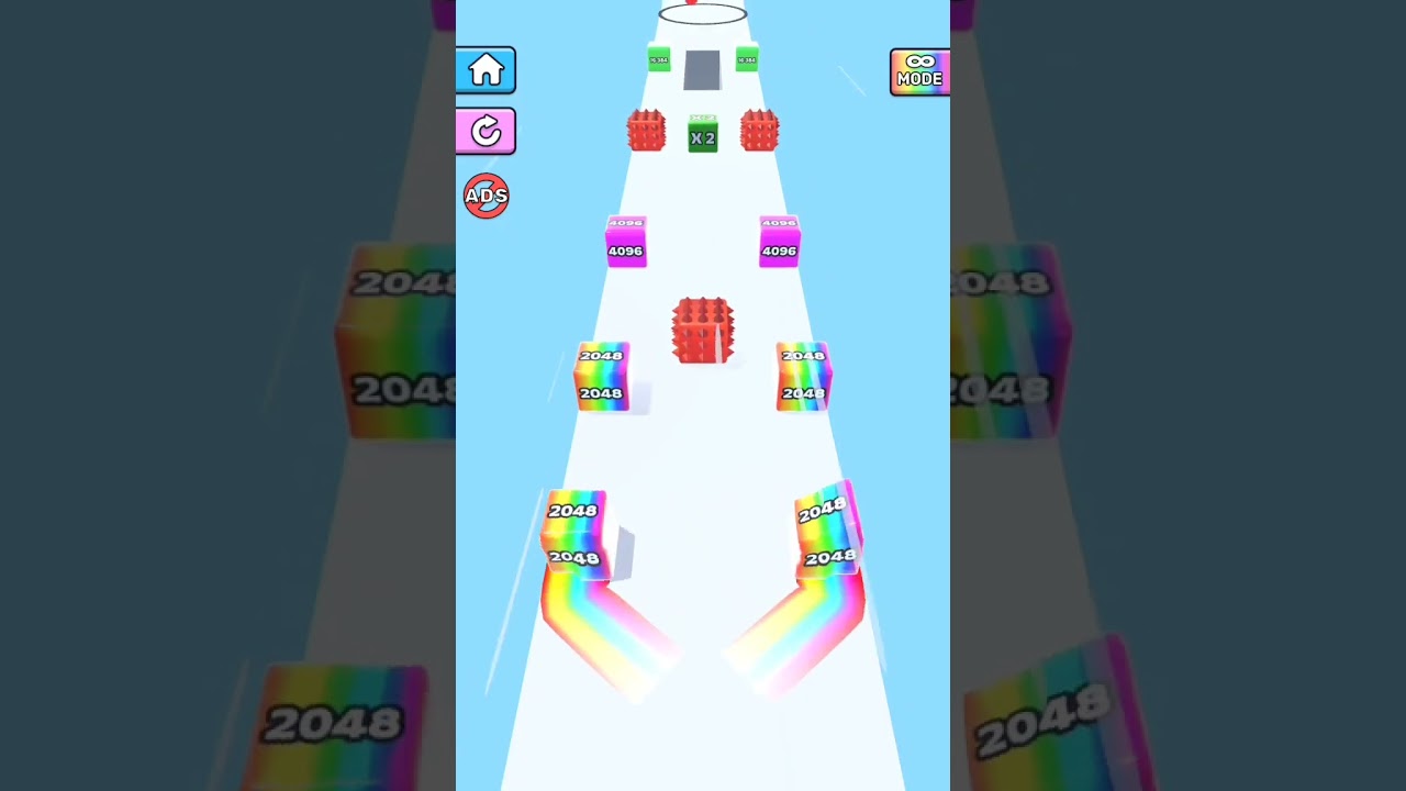Jelly run 2048 #2048 #gaming #advertising