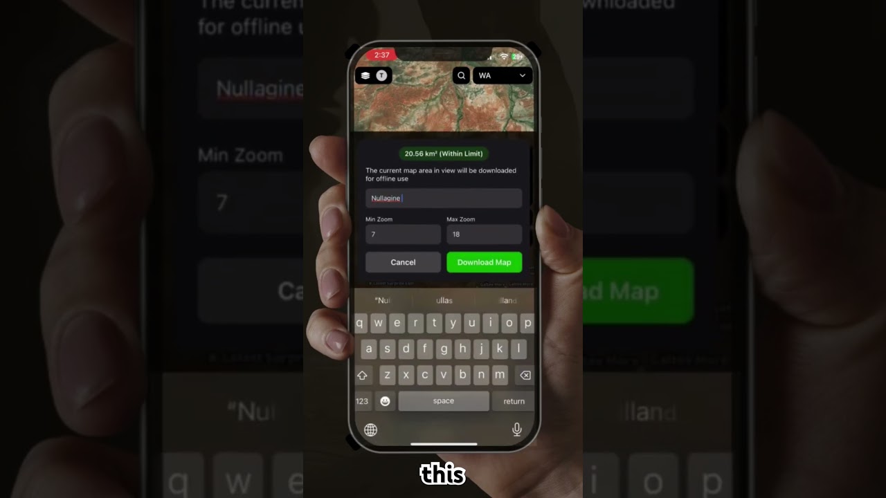 Download offline gold maps with the Detector Maps app