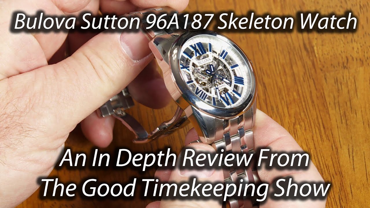 Bulova Sutton 96A187 Skeleton Watch In Depth Review