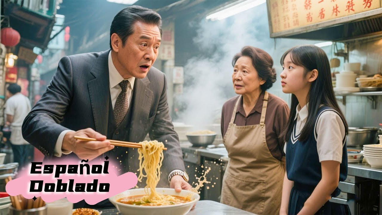 【Doblado Esp】El presidente lloró al ver que la dueña del restaurante era su esposa perdida y su hija