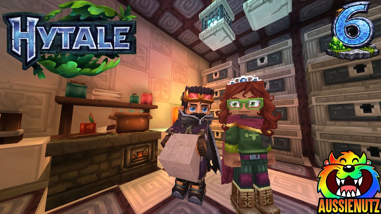Hytale a Couples Story, Rebuilding the Ceiling and Kitchen Episode 6 #hytale #aussienutz