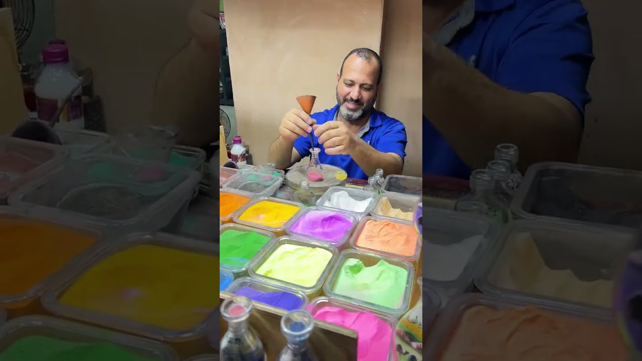 Qatar Sand Art in Bottle 카타르 문화마을