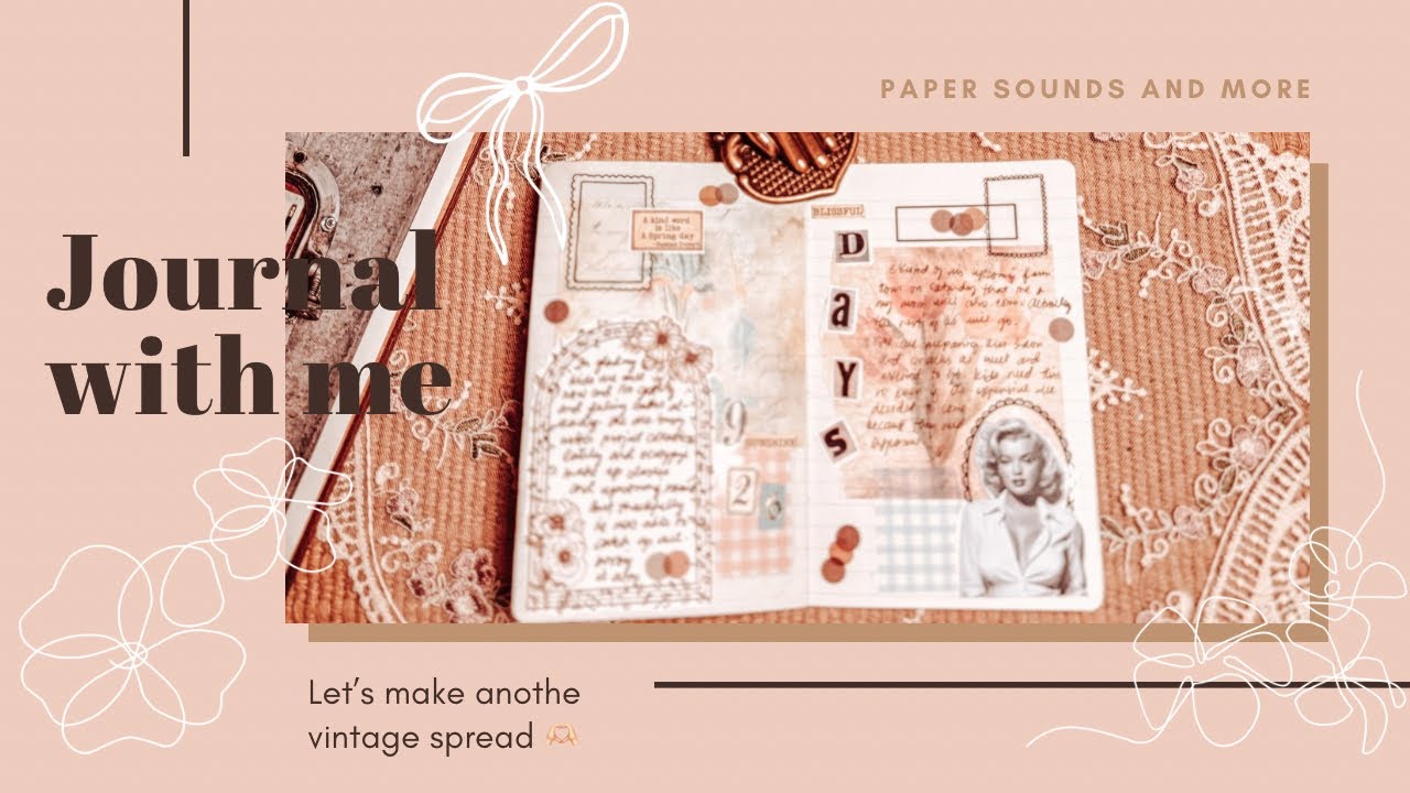 ASMR | My Vintage Journal | A Little Piece of My Mind | #notalkingasmr #nobgm 