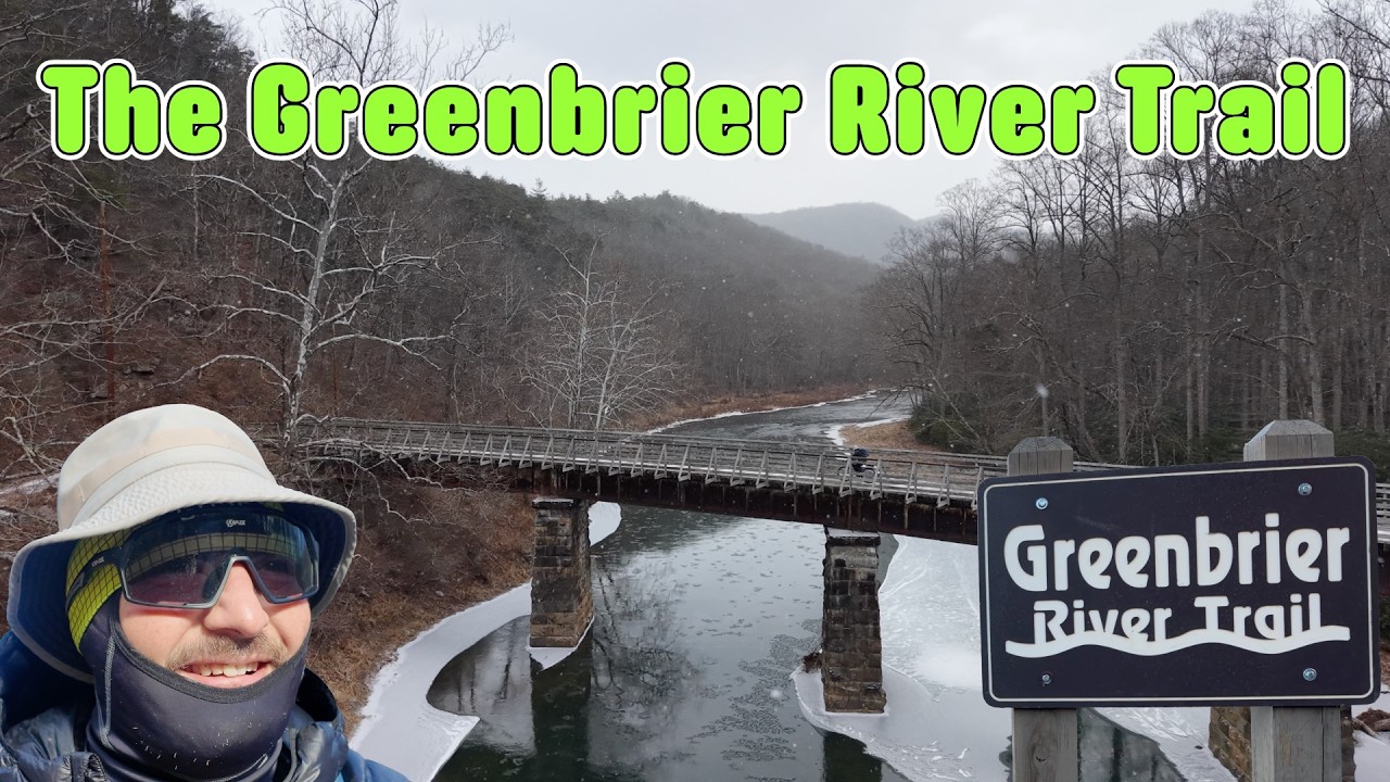 Bike Packing The Legendary Greenbrier River Trail (Surviving A Solo Winter Adventure)