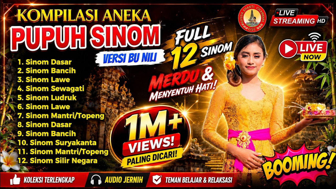Eksklusif❤️KUMPULAN ANEKA PUPUH SINOM PILIHAN TERBAIK 2024 versi Wayan Nili, CEK DI DESKRIPSI‼️