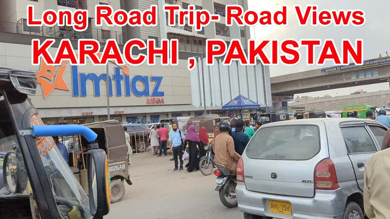 Road Trip Adventure: From Gulshan Iqbal to the Heart of Karachi, Pakistan | Full Mooni Vlogs