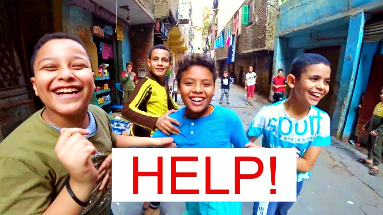 Mobbed by Children in GARBAGE CITY | Egypt Vlog #8 | الاطفال في منطقة الزبالين
