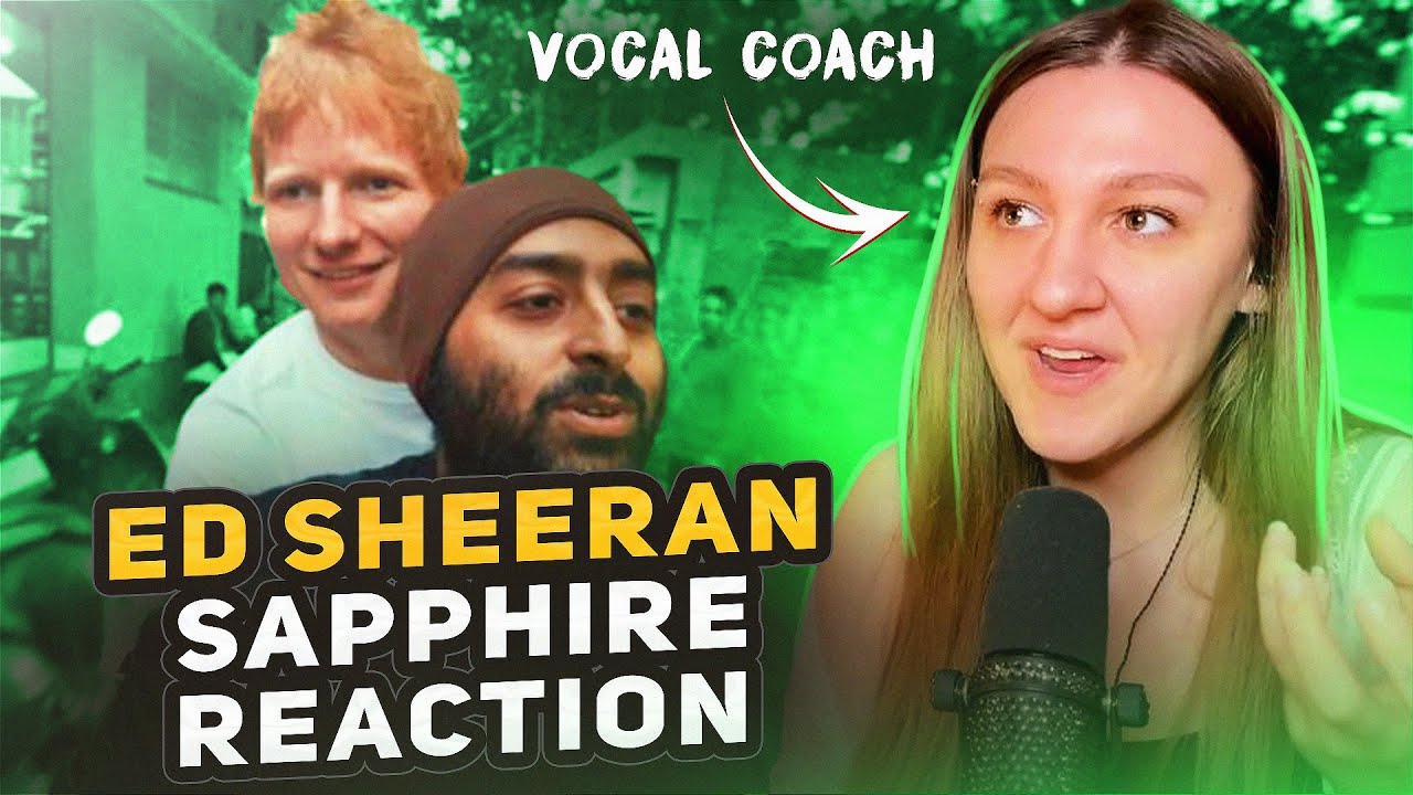 Vocal Coach reacts to Ed Sheeran (ft. Arijit Singh)- Sapphire | Vocal Analysis