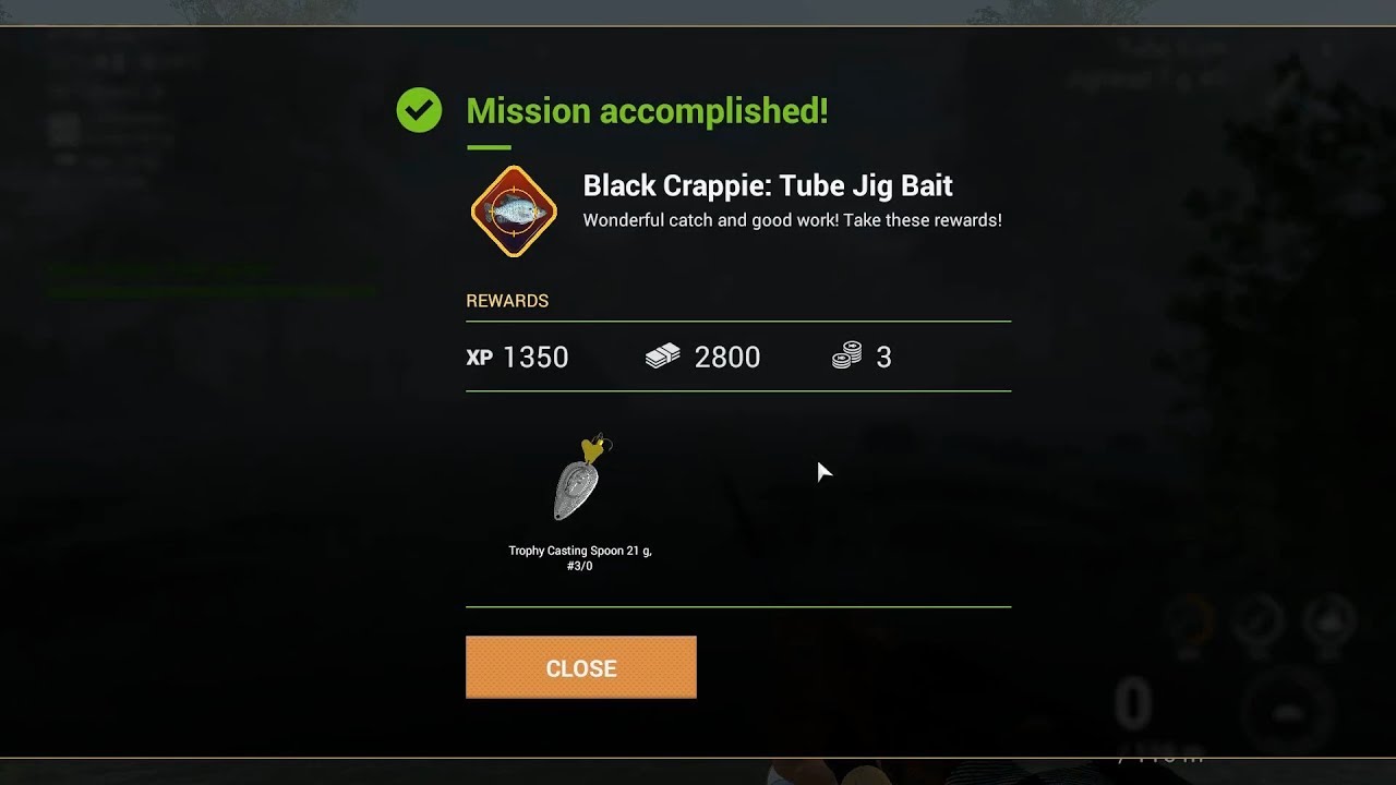 Fishing Planet - Mission #9 Black Crappie: Tube Jig Bait