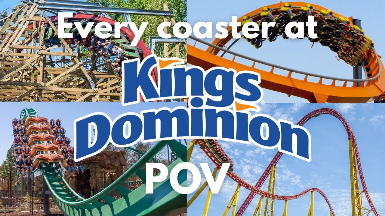 Every Coaster at Kings Dominion POV  *Updated*  2025