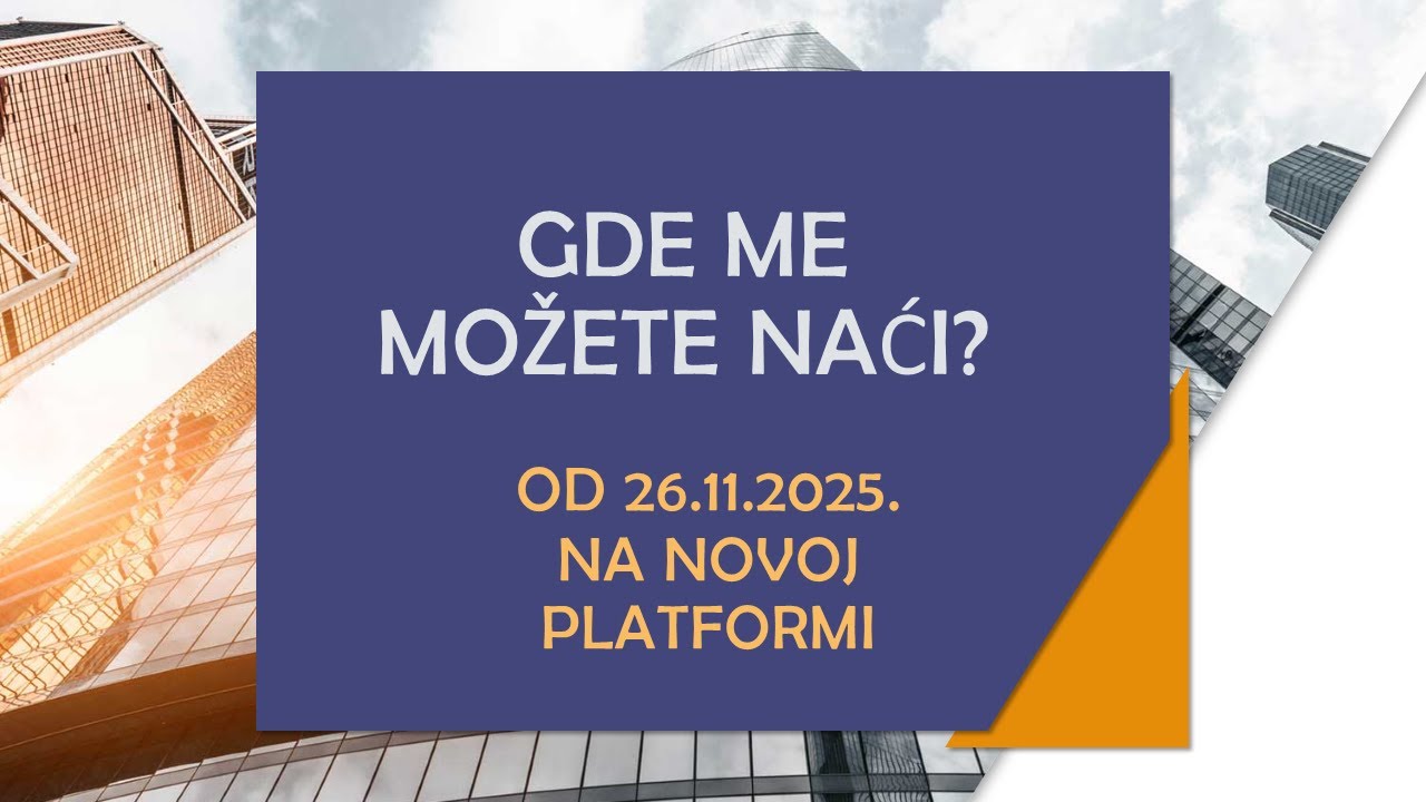 FRANCUSKI JEZIK-OBAVEŠTENJE!!! Gde me možete naći?