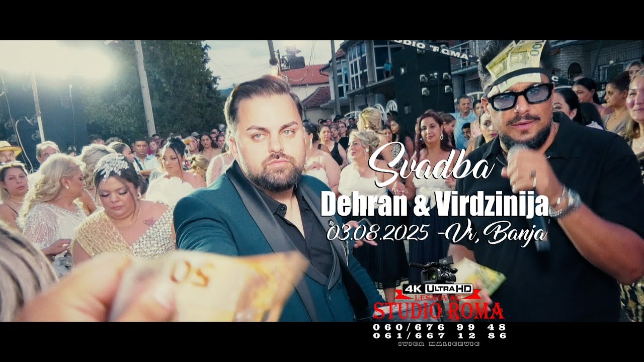 SVADBA DEHRAN & VIRDZINIJA PART2 - 03.08.2025 VR BANJA - STUDIO ROMA IVICA 4K LESKOVAC