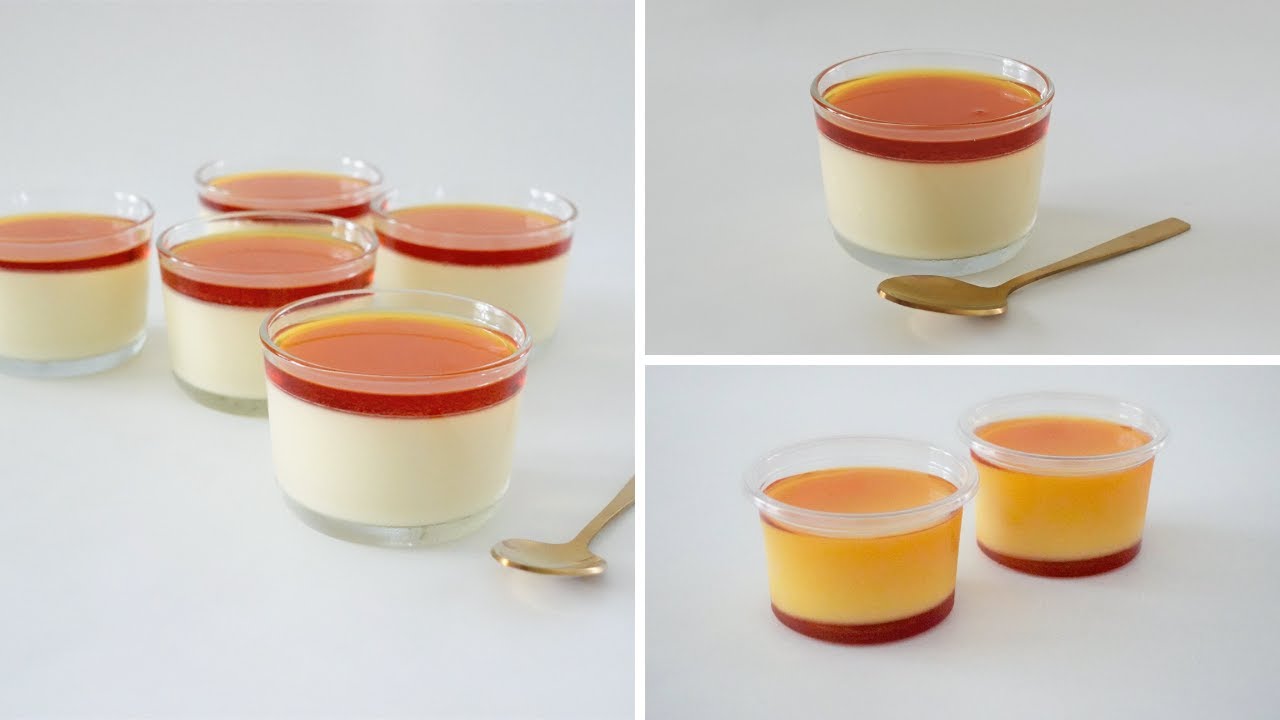 NO Egg NO Bake Caramel Flan Dessert Cups includes easy quick Caramel Sauce Recipe