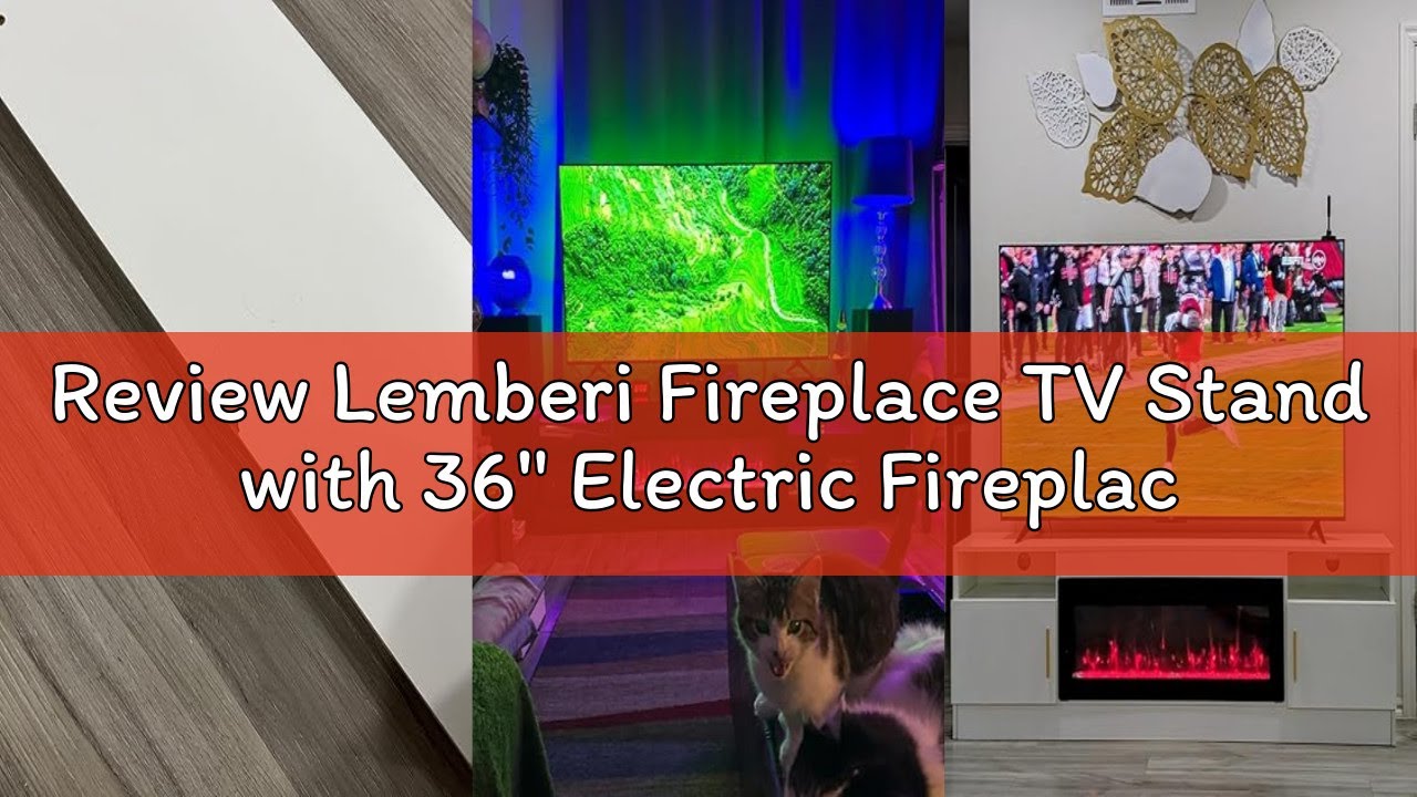 Review Lemberi Fireplace TV Stand with 36