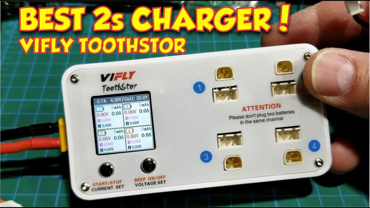 Vifly Toothstor Unboxing & Operation - Best 2s Charger - Tiny Whoop Charger - 2s Toothpick