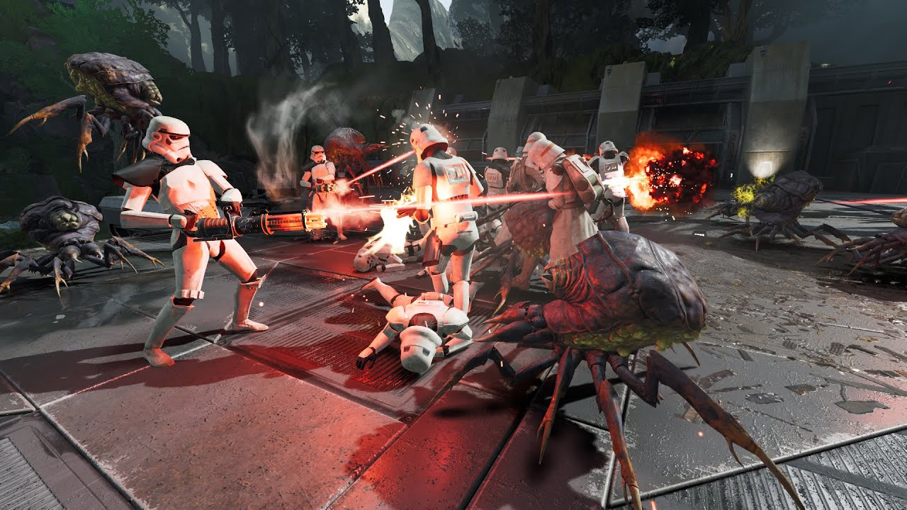 Star Wars NPC Battles Episode 4 Empire Forces VS Giant Spiders