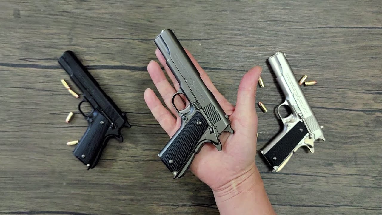 Best Mini Colt M1911 Shell Ejection Toy Gun 2024 - Alloy Army M1911 Pistol