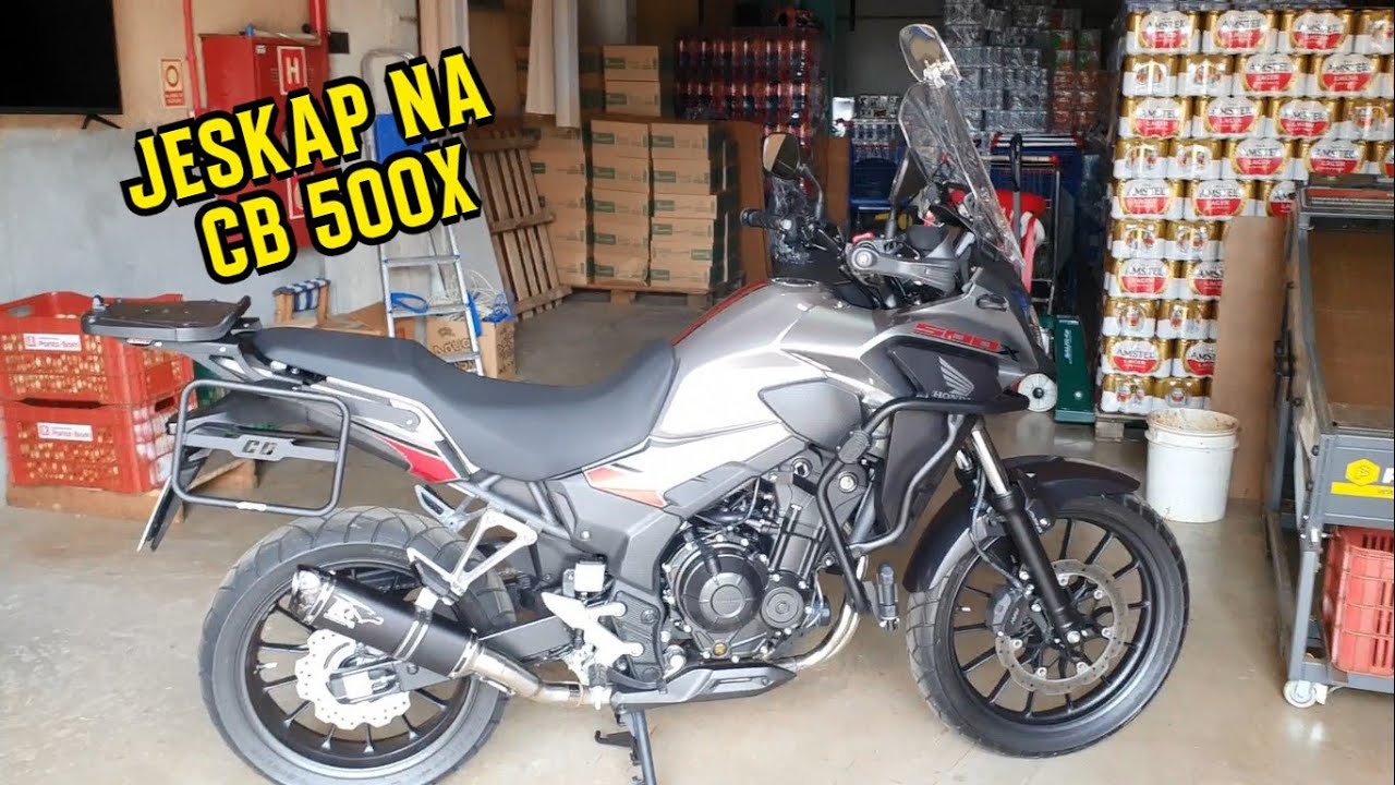 Coloquei um JESKAP na CB 500X !!
