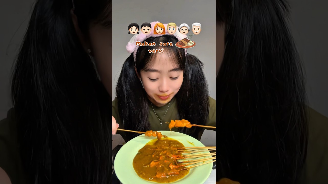 SIAPA YANG SUKA MAKAN SATE VERSI 👧🏻👦🏻 JUGA !!??